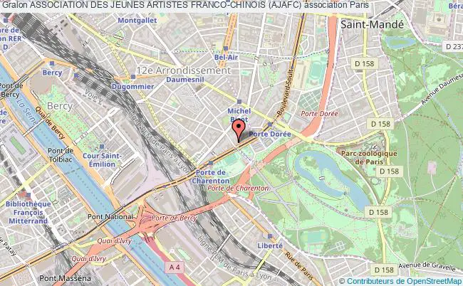 plan association Association Des Jeunes Artistes Franco-chinois (ajafc) Paris