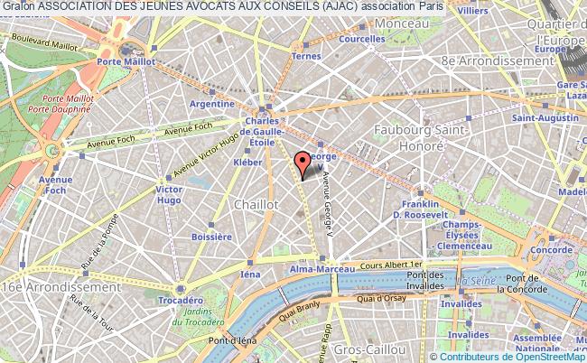 plan association Association Des Jeunes Avocats Aux Conseils (ajac) Paris