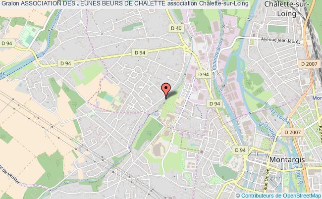 plan association Association Des Jeunes Beurs De Chalette Châlette-sur-Loing