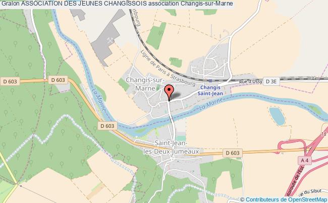 plan association Association Des Jeunes Changissois Changis-sur-Marne