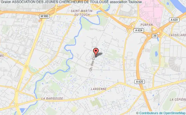 plan association Association Des Jeunes Chercheurs De Toulouse Toulouse
