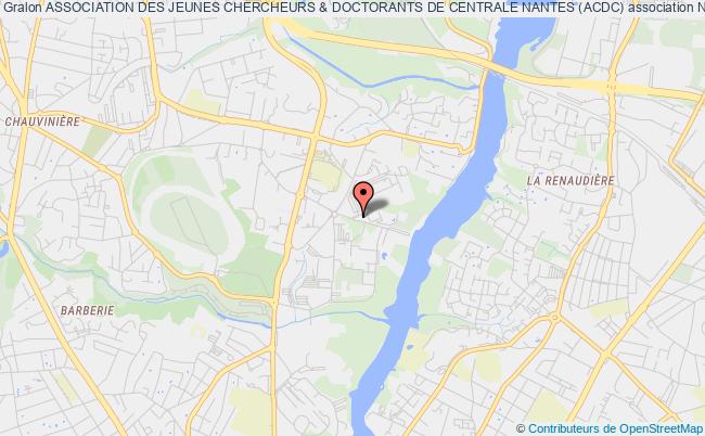 plan association Association Des Jeunes Chercheurs & Doctorants De Centrale Nantes (acdc) Nantes cédex 3
