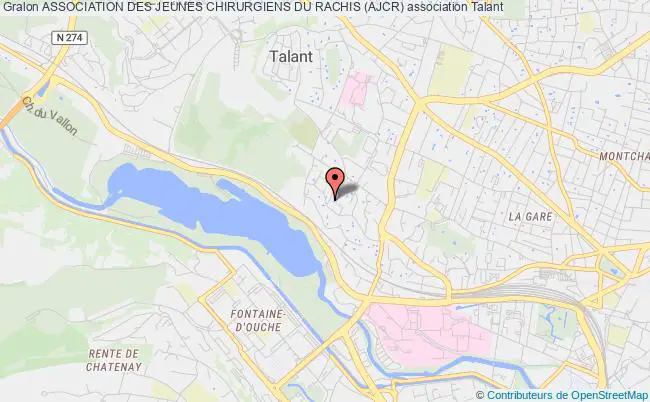 plan association Association Des Jeunes Chirurgiens Du Rachis (ajcr) Talant