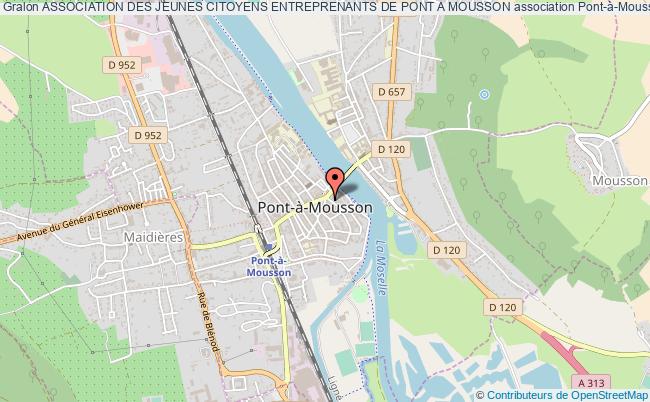 plan association Association Des Jeunes Citoyens Entreprenants De Pont A Mousson Pont-à-Mousson