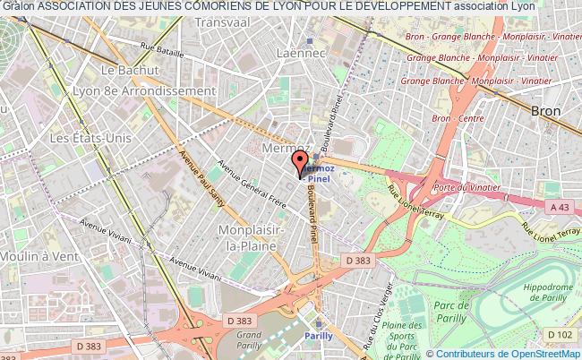 plan association Association Des Jeunes Comoriens De Lyon Pour Le Developpement Lyon