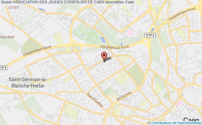 plan association Association Des Jeunes Congolais De Caen Caen