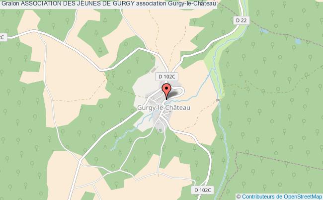 plan association Association Des Jeunes De Gurgy Gurgy-le-Château