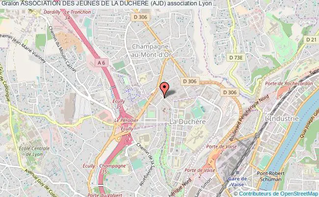plan association Association Des Jeunes De La Duchere (ajd) Lyon 9e Arrondissement