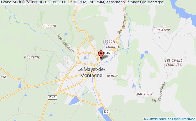 plan association Association Des Jeunes De La Montagne (ajm) Mayet-de-Montagne