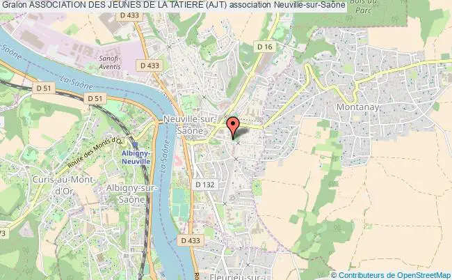 plan association Association Des Jeunes De La Tatiere (ajt) Neuville-sur-Saône