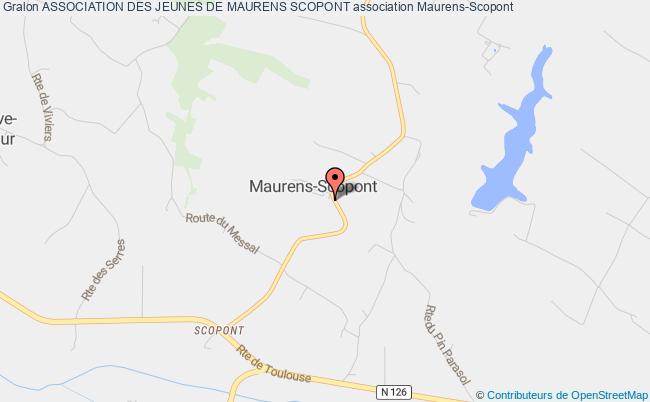 ASSOCIATION DES JEUNES DE MAURENS SCOPONT