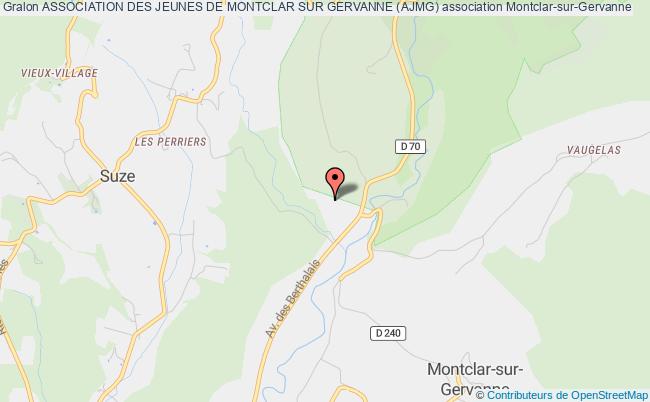 plan association Association Des Jeunes De Montclar Sur Gervanne (ajmg) Montclar-sur-Gervanne