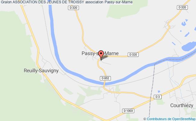 plan association Association Des Jeunes De Troissy Passy-sur-Marne