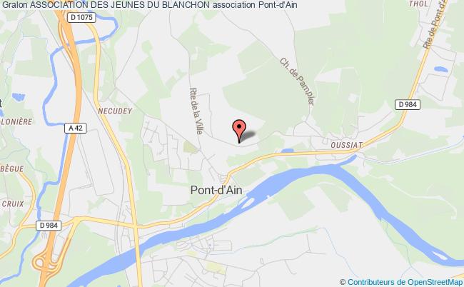 plan association Association Des Jeunes Du Blanchon Pont-d'Ain