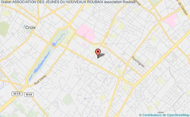 plan association Association Des Jeunes Du Nouveaux Roubaix Roubaix