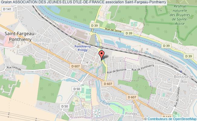 plan association Association Des Jeunes Élus D'Île-de-france Saint-Fargeau-Ponthierry