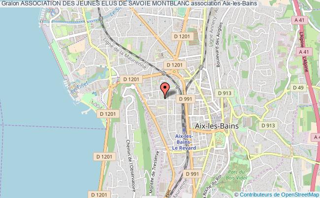 plan association Association Des Jeunes Elus De Savoie Montblanc Aix-les-Bains