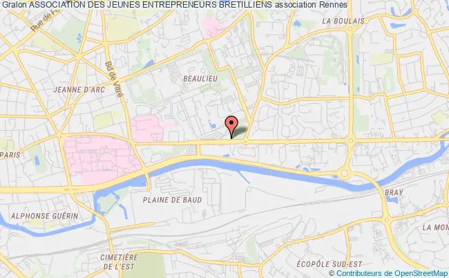 plan association Association Des Jeunes Entrepreneurs Bretilliens Rennes