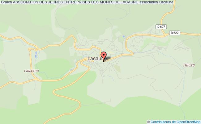 plan association Association Des Jeunes Entreprises Des Monts De Lacaune Lacaune