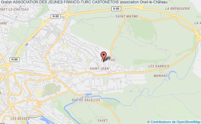 plan association Association Des Jeunes Franco-turc CastonÉtois Onet-le-Château