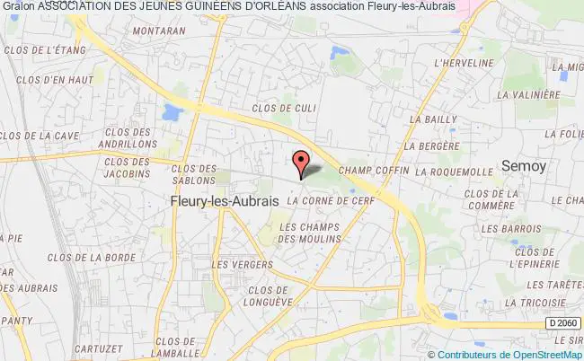 plan association Association Des Jeunes GuinÉens D'orlÉans Fleury-les-Aubrais