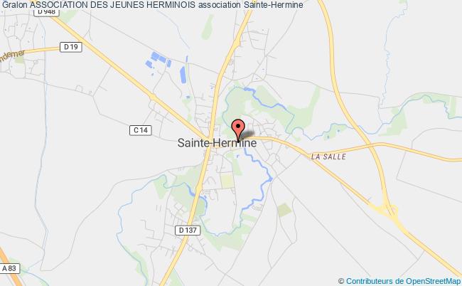 plan association Association Des Jeunes Herminois Sainte-Hermine