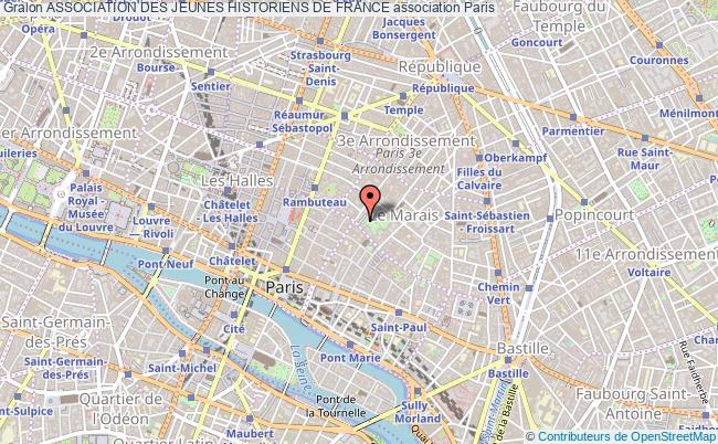 plan association Association Des Jeunes Historiens De France Paris