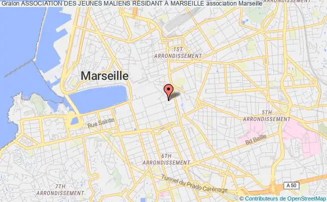 plan association Association Des Jeunes Maliens RÉsidant À Marseille Marseille