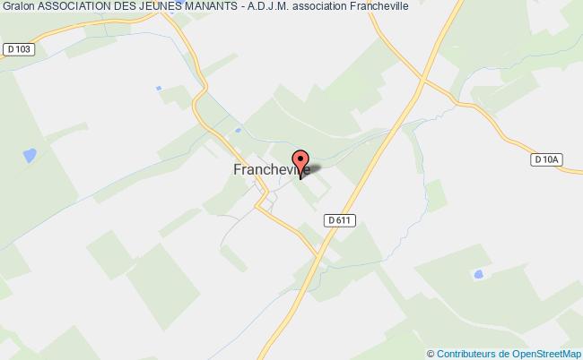 plan association Association Des Jeunes Manants - A.d.j.m. Francheville