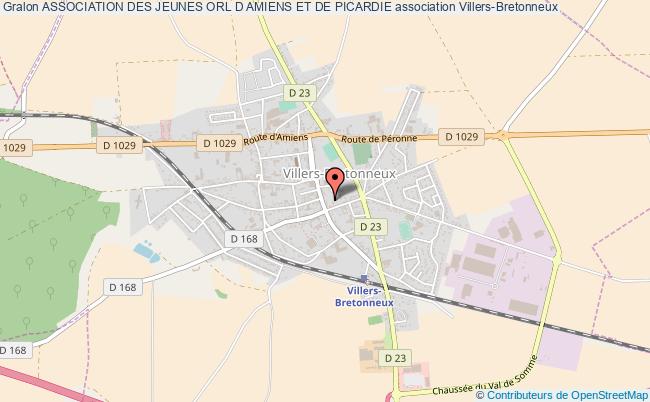 plan association Association Des Jeunes Orl D Amiens Et De Picardie Villers-Bretonneux
