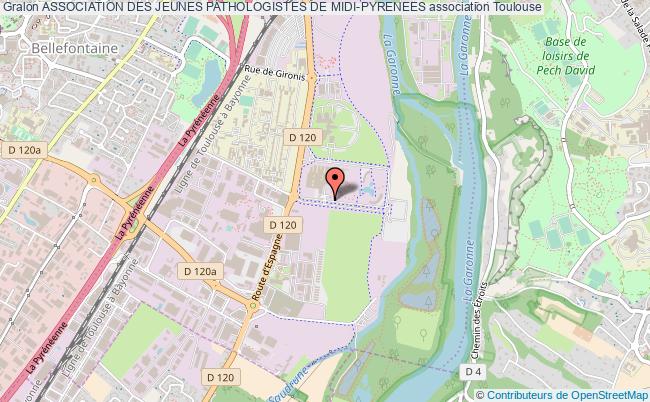 plan association Association Des Jeunes Pathologistes De Midi-pyrenees Toulouse