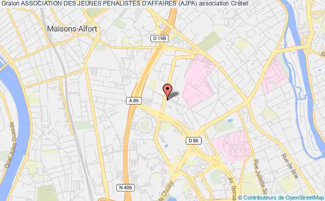 plan association Association Des Jeunes Penalistes D'affaires (ajpa) Créteil