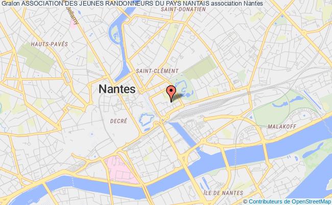 plan association Association Des Jeunes Randonneurs Du Pays Nantais Nantes