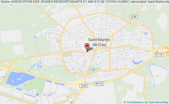 plan association Association Des Jeunes Ressortissants Et Ami-e-s De Coyah (ajrac) Saint-Martin-de-Crau
