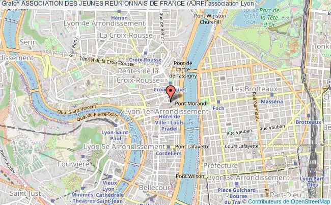 plan association Association Des Jeunes Reunionnais De France (ajrf) Lyon