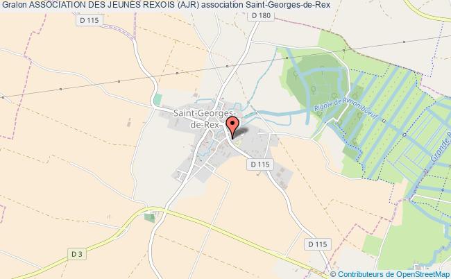 plan association Association Des Jeunes Rexois (ajr) Saint-Georges-de-Rex