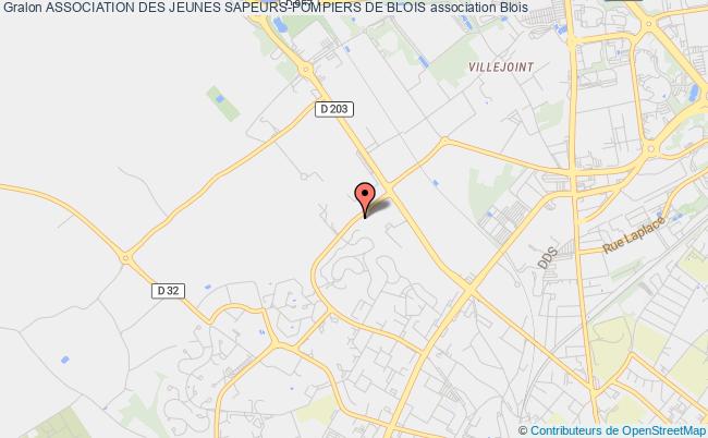 plan association Association Des Jeunes Sapeurs-pompiers De Blois Blois