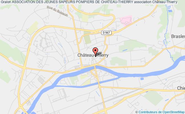 plan association Association Des Jeunes Sapeurs Pompiers De Chateau-thierry Château-Thierry