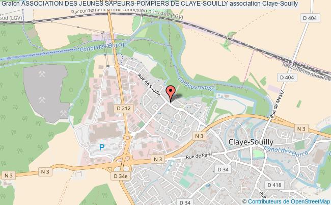 plan association Association Des Jeunes Sapeurs-pompiers De Claye-souilly Claye-Souilly