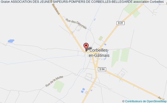plan association Association Des Jeunes Sapeurs-pompiers De Corbeilles-bellegarde Corbeilles