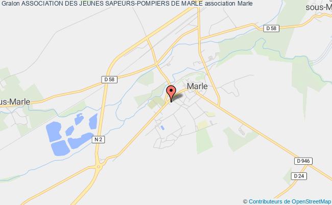 plan association Association Des Jeunes Sapeurs-pompiers De Marle Marle