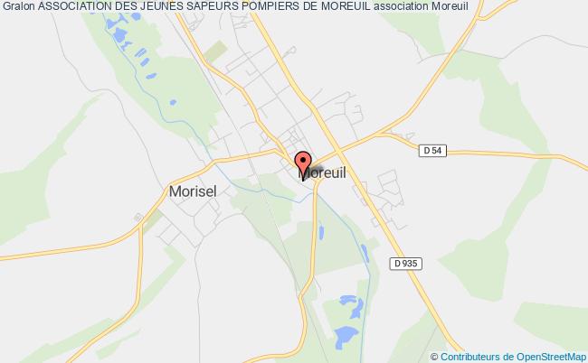plan association Association Des Jeunes Sapeurs Pompiers De Moreuil Moreuil