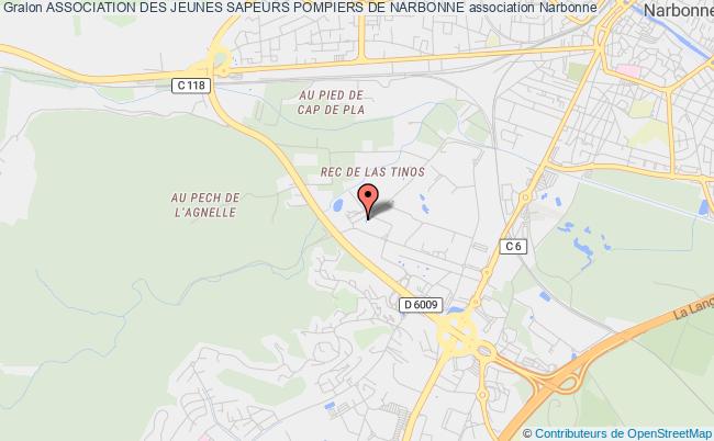 plan association Association Des Jeunes Sapeurs Pompiers De Narbonne Narbonne