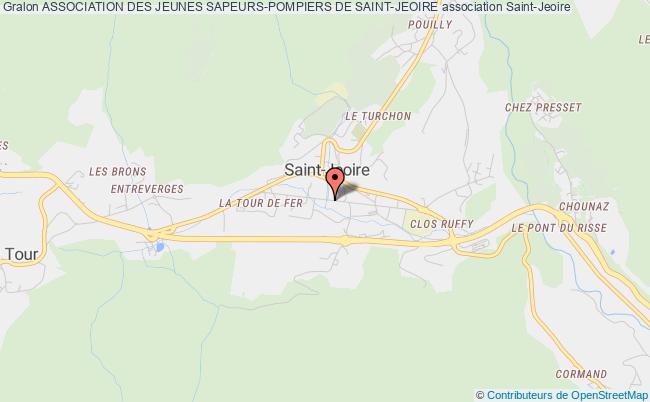 plan association Association Des Jeunes Sapeurs-pompiers De Saint-jeoire Saint-Jeoire