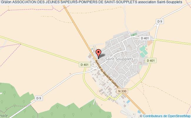 plan association Association Des Jeunes Sapeurs-pompiers De Saint-soupplets Saint-Soupplets