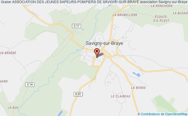 plan association Association Des Jeunes Sapeurs-pompiers De Savigny-sur-braye Savigny-sur-Braye