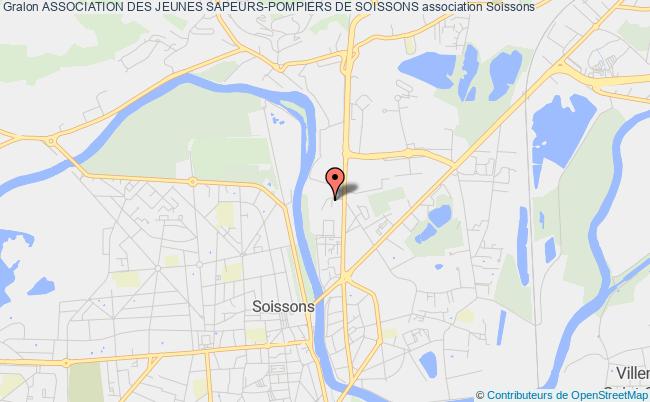 plan association Association Des Jeunes Sapeurs-pompiers De Soissons Soissons
