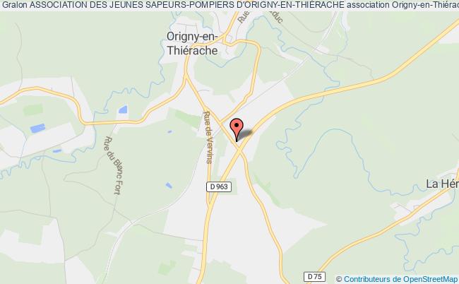 plan association Association Des Jeunes Sapeurs-pompiers De Vervins Et D'origny-en-thierache 