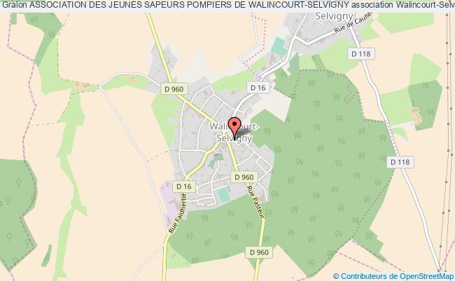 plan association Association Des Jeunes Sapeurs Pompiers De Walincourt-selvigny Walincourt-Selvigny
