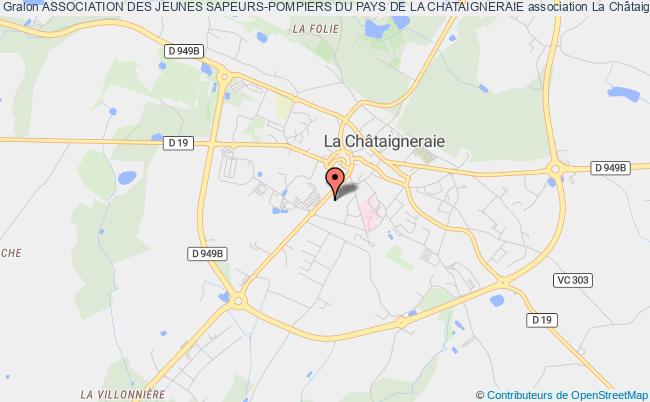 plan association Association Des Jeunes Sapeurs-pompiers Du Pays De La Chataigneraie La    Châtaigneraie